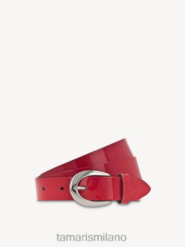 cintura in cuoio - rosso/rubino rot Tamaris 8R4D63414 donne Accessori