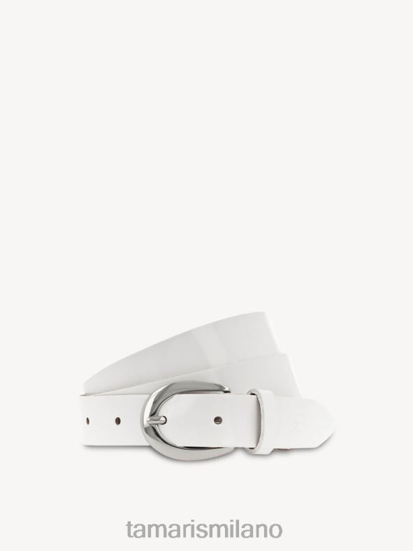 cintura in pelle - bianca Tamaris 8R4D63369 donne Accessori