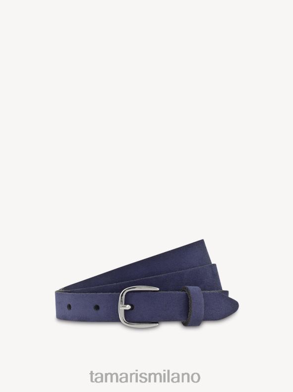 cintura in pelle - blu/samtblau Tamaris 8R4D62803 donne Accessori