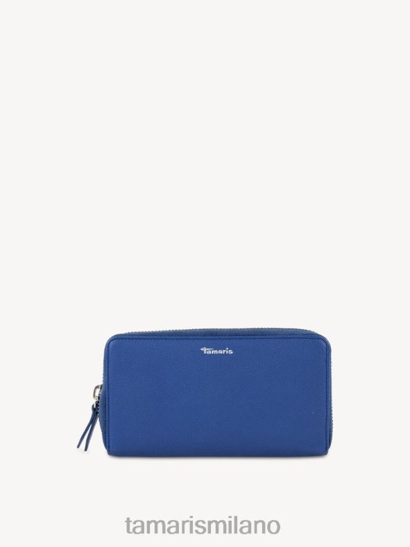 portafoglio in pelle - blu/reale Tamaris 8R4D62602 donne Accessori