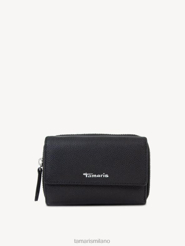 portafoglio in pelle - nero Tamaris 8R4D62874 donne Accessori