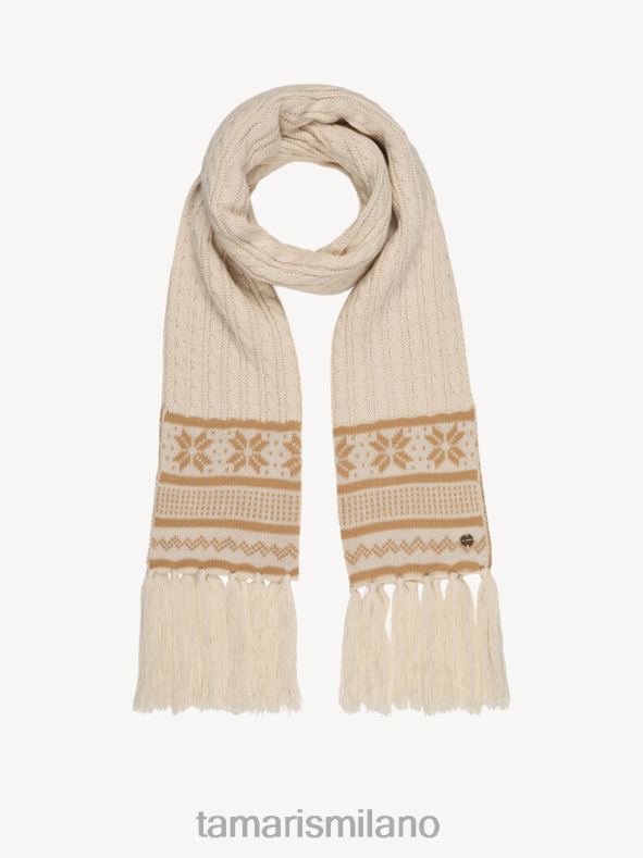 sciarpa - bianco/bianco antico Tamaris 8R4D62663 donne Accessori
