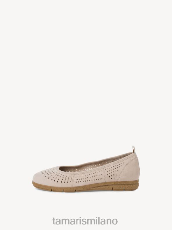 ballerina in pelle - beige Tamaris 8R4D6859 donne scarpe