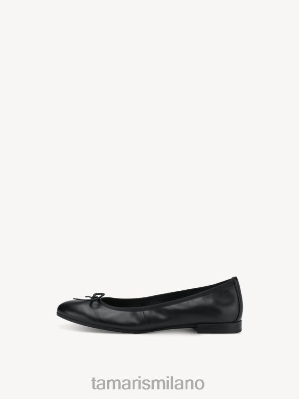 ballerina in pelle - nera Tamaris 8R4D61554 donne scarpe