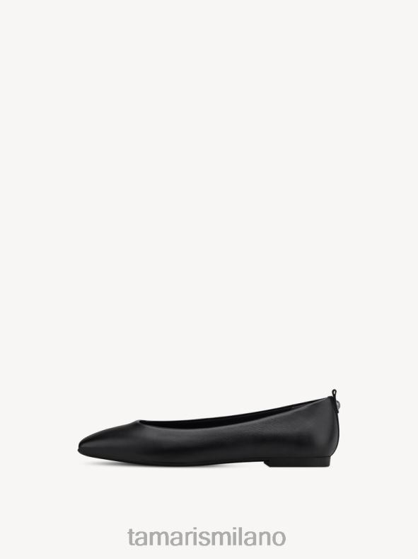 ballerina in pelle - pelle nera/nera Tamaris 8R4D61183 donne scarpe