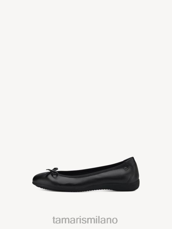 ballerina in pelle - pelle nera/nera Tamaris 8R4D61357 donne scarpe
