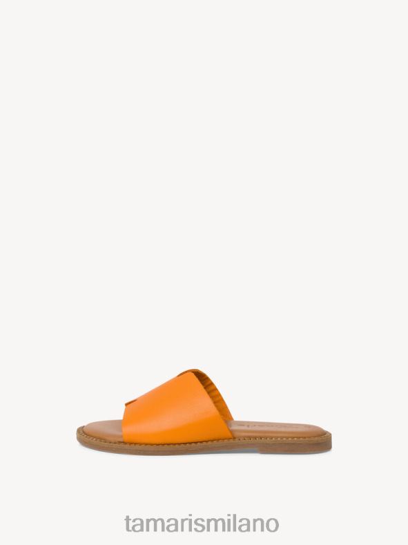 mulo in pelle - arancione Tamaris 8R4D6397 donne scarpe