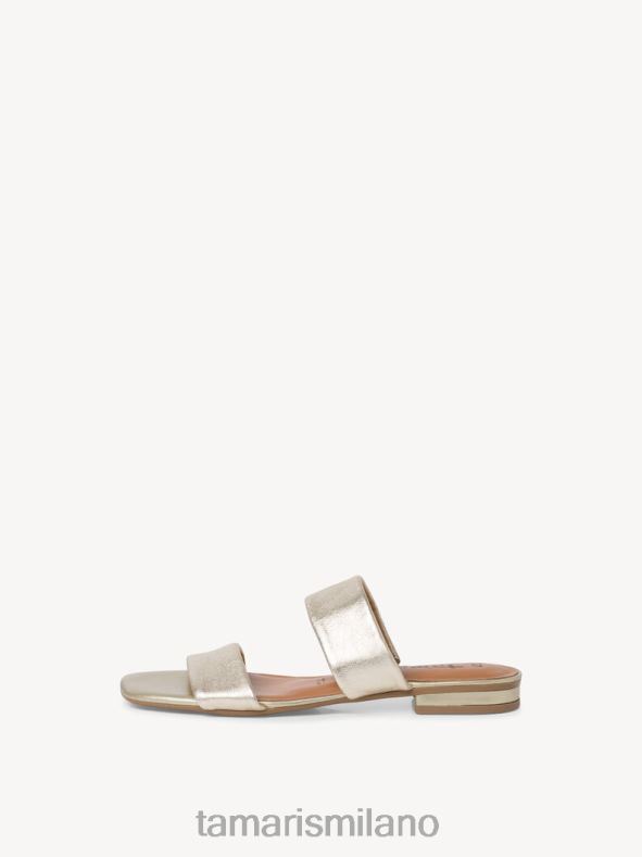 sabot in pelle - metallizzato/oro chiaro Tamaris 8R4D6780 donne scarpe