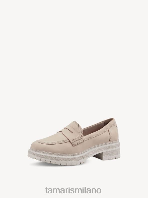 pantofola in pelle - beige/avorio Tamaris 8R4D61416 donne scarpe