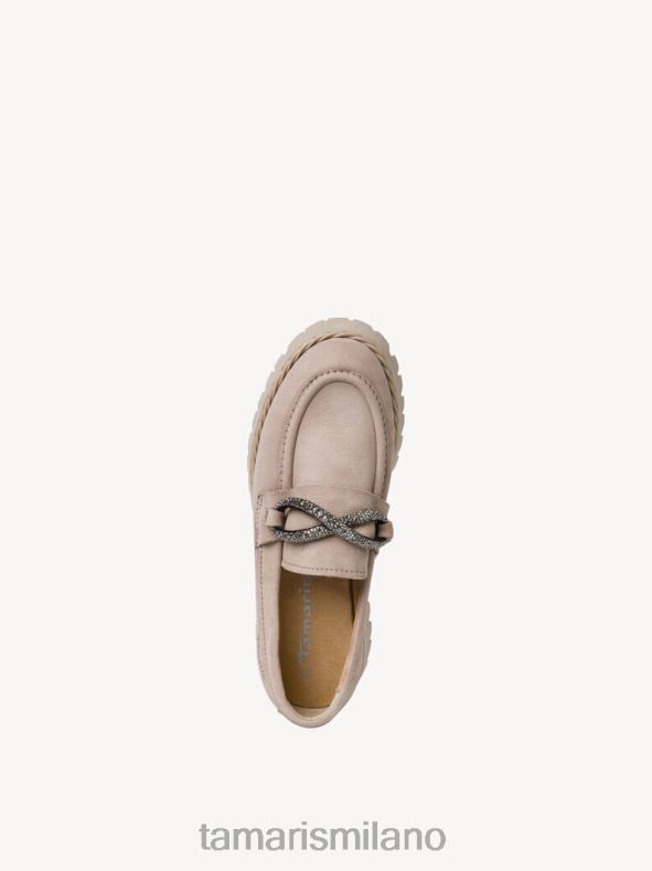 pantofola in pelle - beige/tortora Tamaris 8R4D61447 donne scarpe