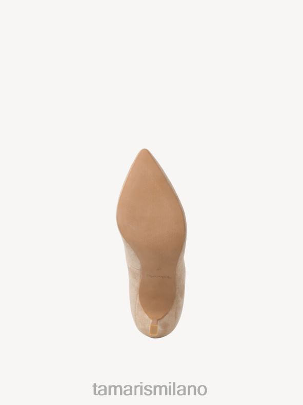 décolleté in pelle - camoscio marrone/taupe Tamaris 8R4D62112 donne scarpe