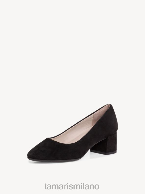 décolleté in pelle - camoscio nero/nero Tamaris 8R4D61025 donne scarpe