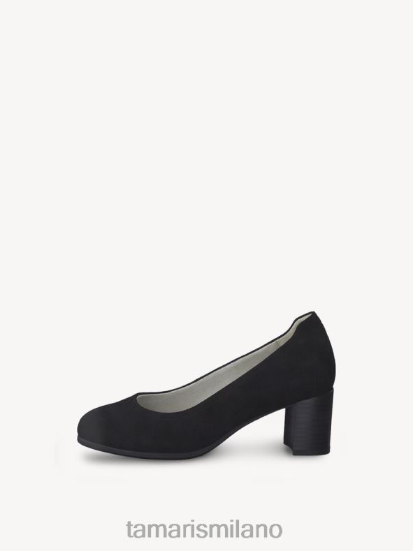 décolleté in pelle - camoscio nero/nero Tamaris 8R4D61321 donne scarpe