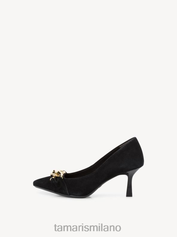 décolleté in pelle - camoscio nero/nero Tamaris 8R4D61986 donne scarpe