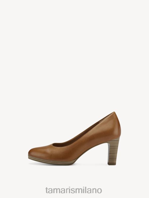 décolleté in pelle - marrone/cammello Tamaris 8R4D61365 donne scarpe