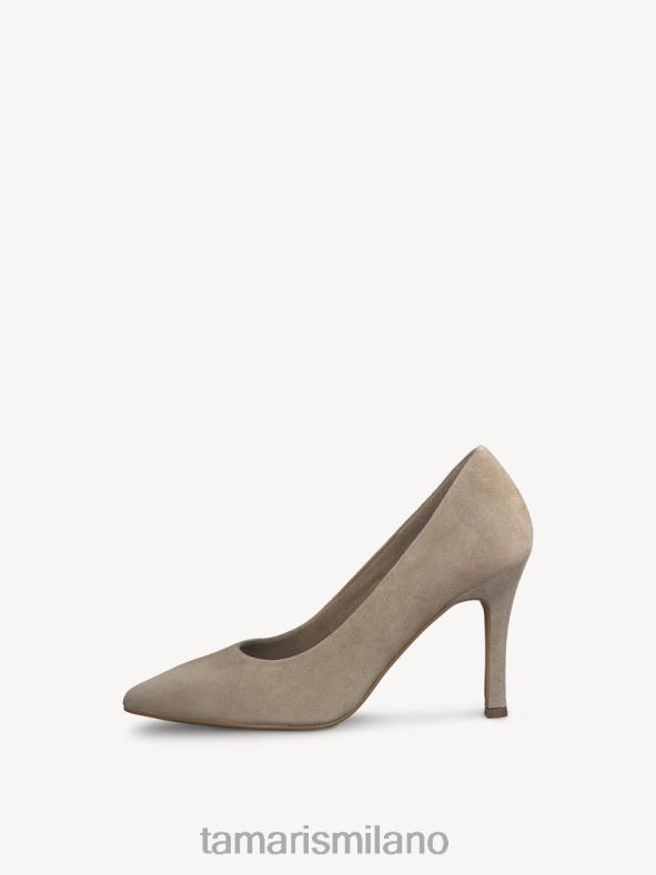 décolleté in pelle - marrone/taupe Tamaris 8R4D62003 donne scarpe