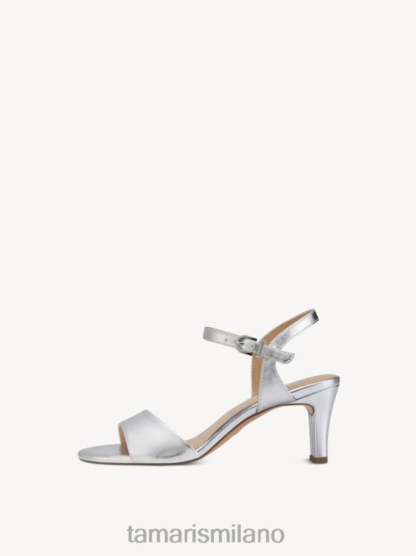 sandalo con tacco - metallizzato/argento Tamaris 8R4D6946 donne scarpe