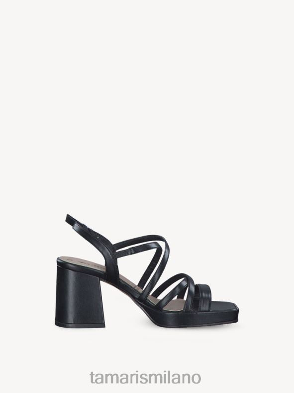 sandalo con tacco - nero/nero opaco Tamaris 8R4D6139 donne scarpe