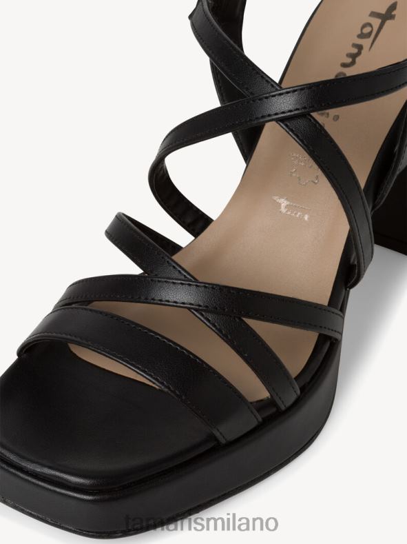 sandalo con tacco - nero/nero opaco Tamaris 8R4D6139 donne scarpe