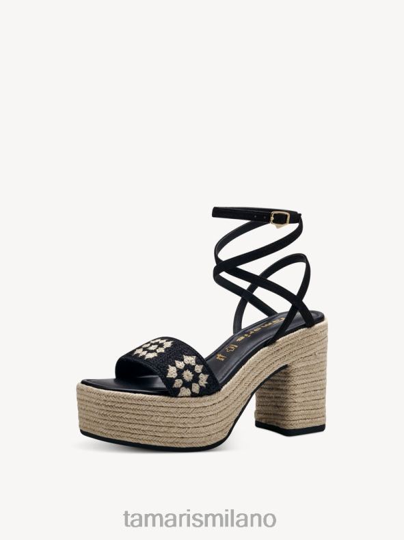sandalo con tacco - pettine nero/nero Tamaris 8R4D667 donne scarpe