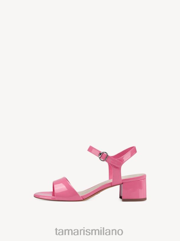 sandalo con tacco - vernice rosa/candy Tamaris 8R4D61023 donne scarpe