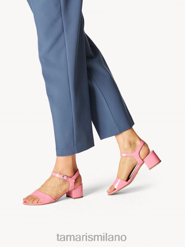 sandalo con tacco - vernice rosa/candy Tamaris 8R4D61023 donne scarpe