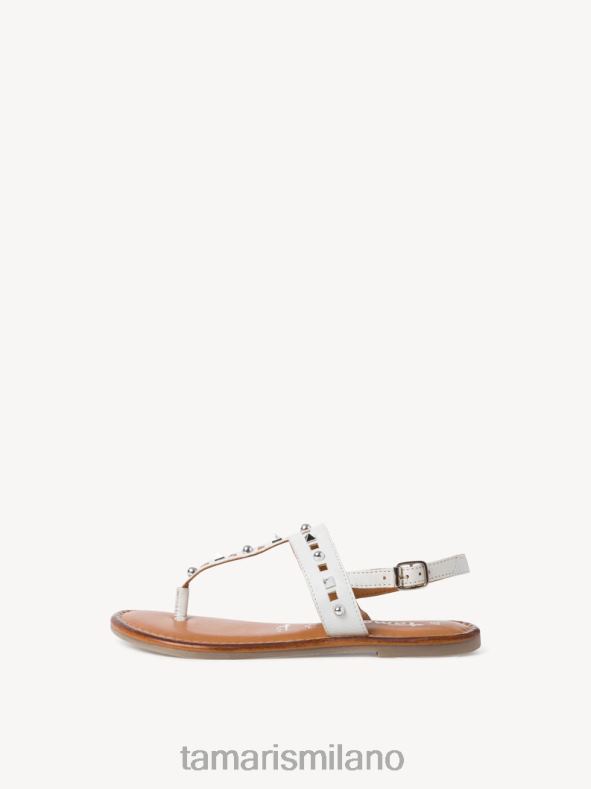 sandalo in pelle - bianco Tamaris 8R4D6578 donne scarpe