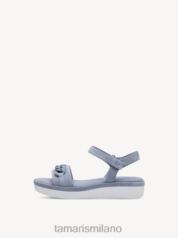sandalo in pelle - camoscio blu/azzurro Tamaris 8R4D6698 donne scarpe
