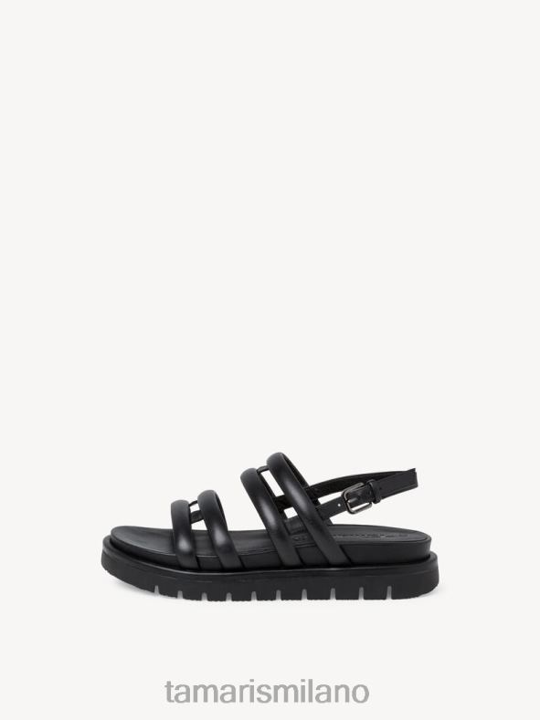 sandalo in pelle - nero Tamaris 8R4D62166 donne scarpe