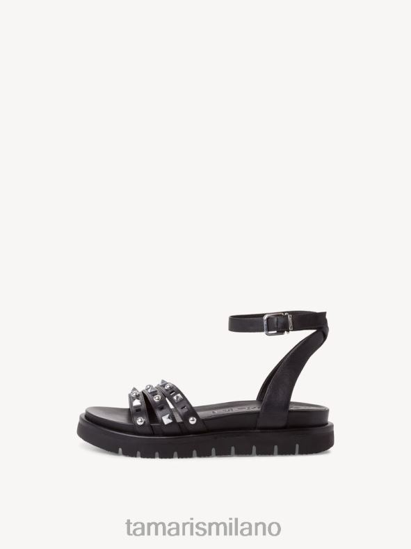 sandalo in pelle - nero Tamaris 8R4D6581 donne scarpe