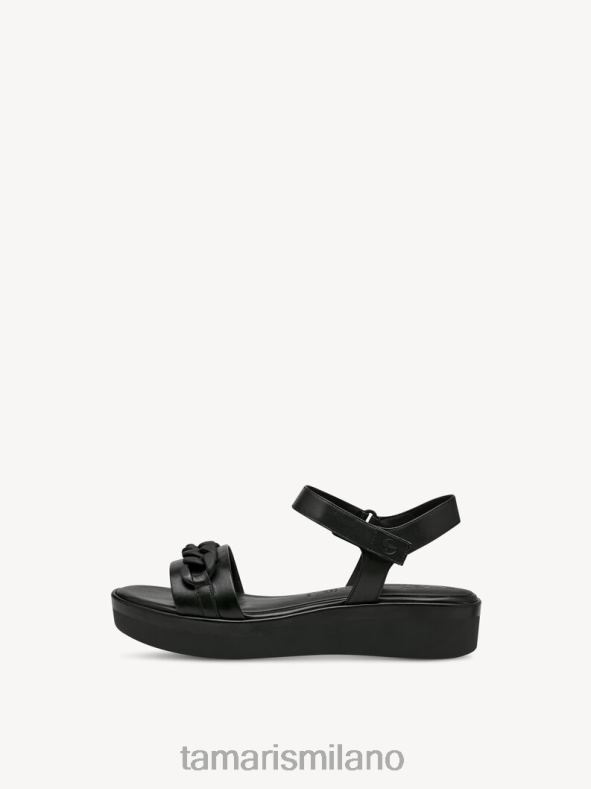 sandalo in pelle - pelle nera/nera Tamaris 8R4D61154 donne scarpe