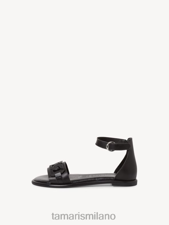sandalo in pelle - pelle nera/nera Tamaris 8R4D62100 donne scarpe