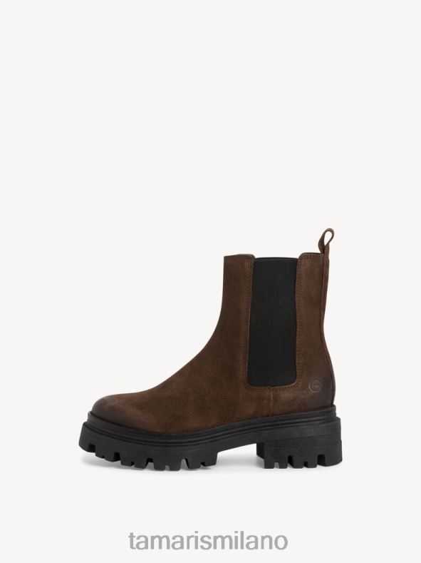 stivale chelsea in pelle - marrone/mocca Tamaris 8R4D6422 donne scarpe