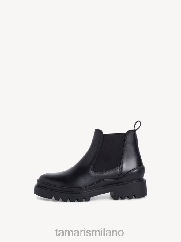 stivale chelsea in pelle - pelle nera/nera Tamaris 8R4D6777 donne scarpe