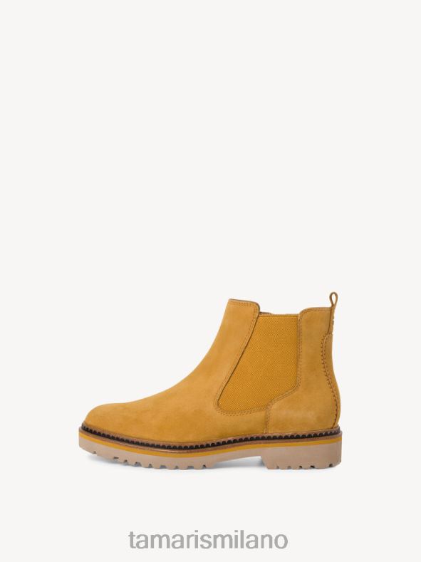 stivaletto chelsea in pelle - giallo/zafferano Tamaris 8R4D62210 donne scarpe