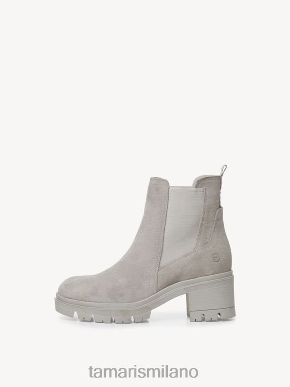 stivaletto chelsea in pelle - grigio/soft grey uni Tamaris 8R4D62004 donne scarpe