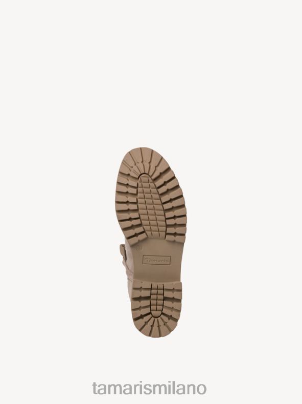 stivaletto chelsea in pelle - nabuk beige/tortora Tamaris 8R4D6770 donne scarpe