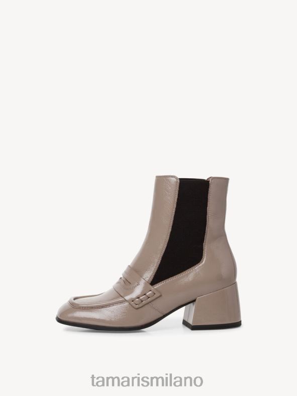stivaletto chelsea - vernice beige/tortora Tamaris 8R4D61989 donne scarpe