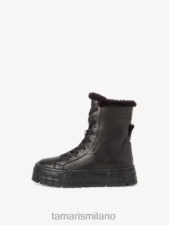 stivaletto - fodera calda nera/pelle nera Tamaris 8R4D646 donne scarpe