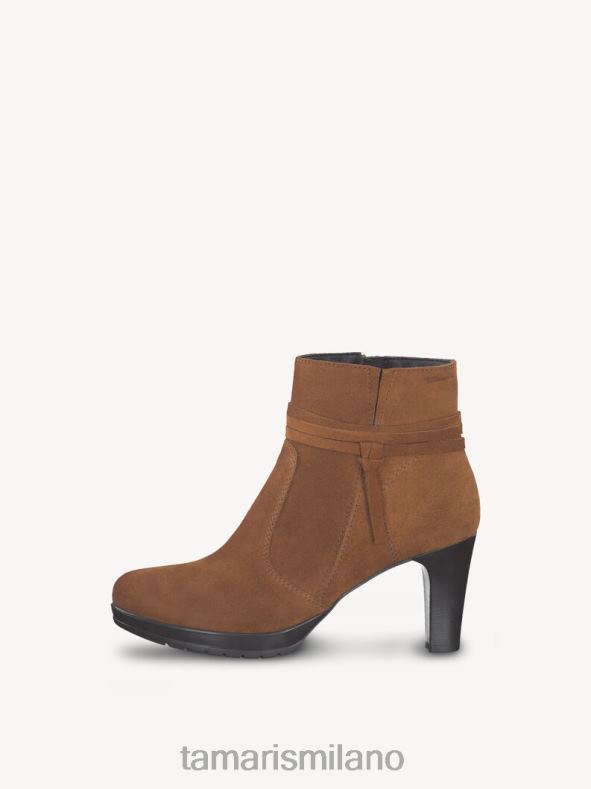 stivaletto in pelle - camoscio marrone/muscat Tamaris 8R4D62109 donne scarpe