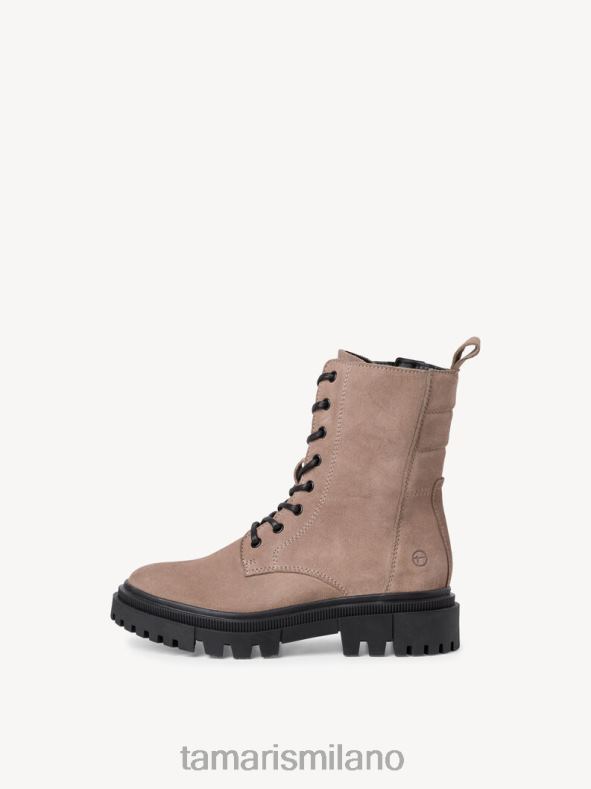 stivaletto in pelle - camoscio marrone/taupe Tamaris 8R4D6263 donne scarpe