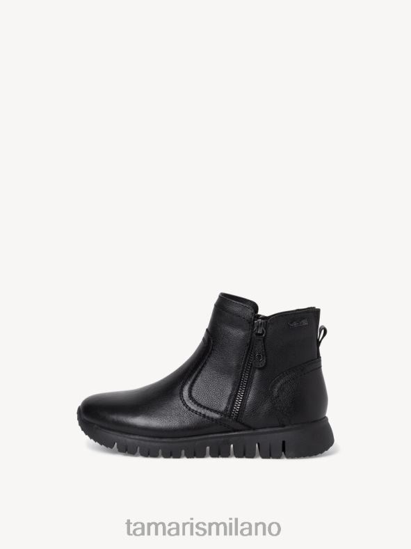 stivaletto in pelle - nappa nera/nera Tamaris 8R4D61220 donne scarpe