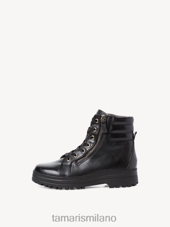 stivaletto in pelle - nappa nera/nera Tamaris 8R4D61379 donne scarpe