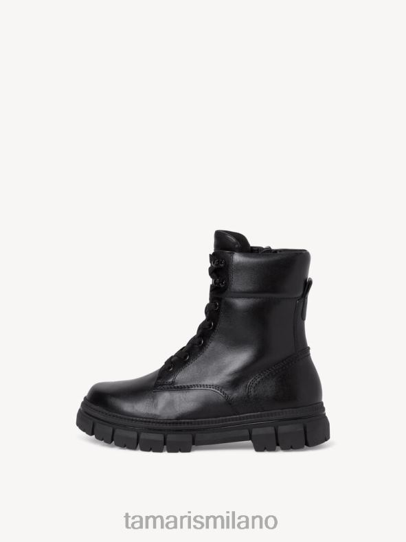 stivaletto in pelle - nappa nera/nera Tamaris 8R4D6359 donne scarpe