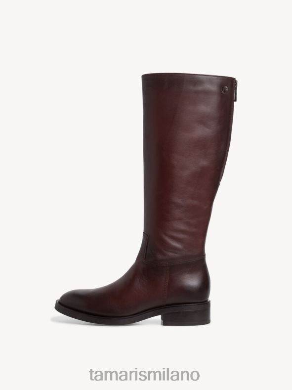 stivali di pelle - marrone/caffè Tamaris 8R4D61680 donne scarpe