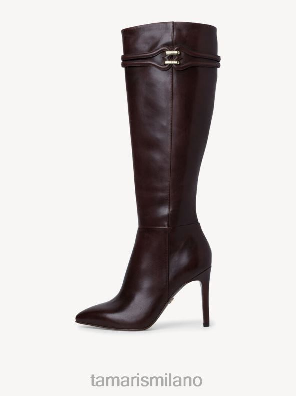 stivali di pelle - marrone/mocca Tamaris 8R4D61270 donne scarpe