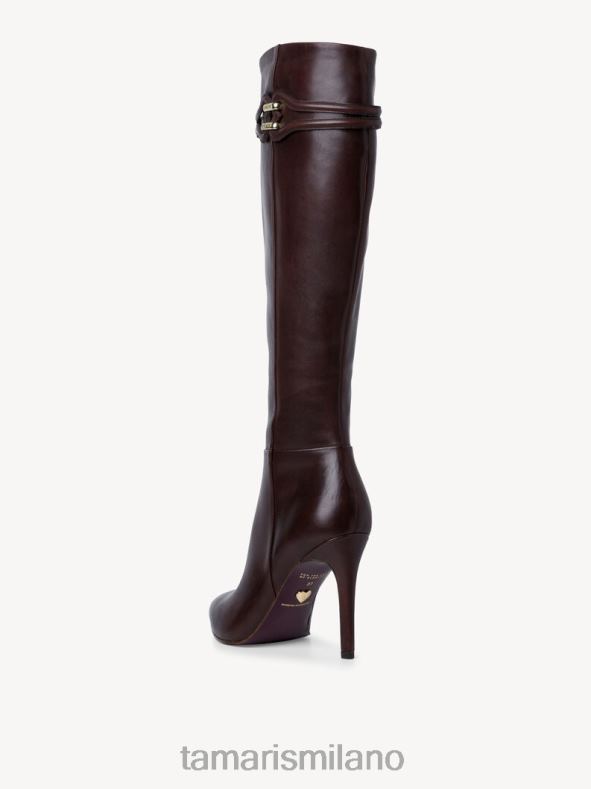 stivali di pelle - marrone/mocca Tamaris 8R4D61270 donne scarpe