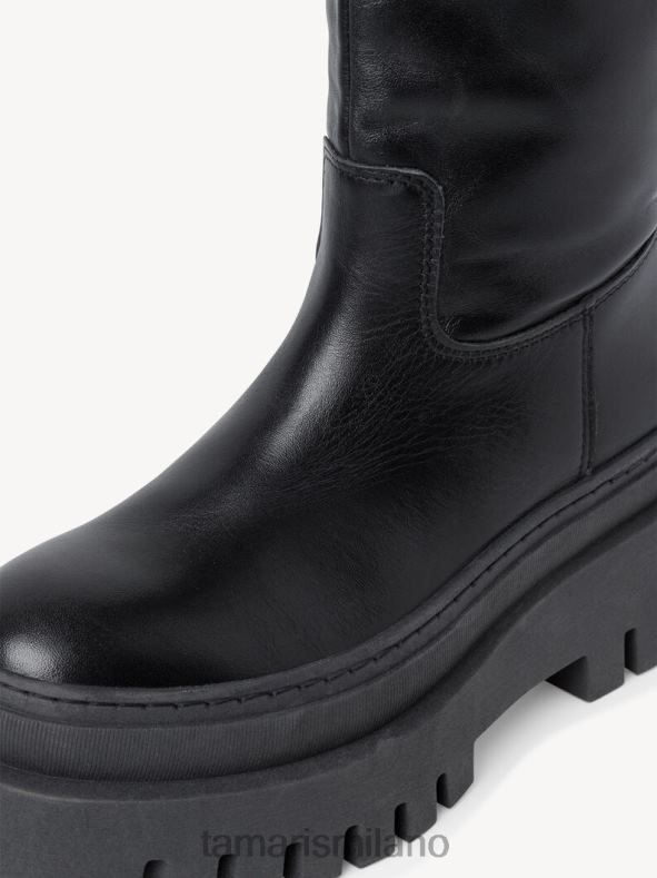 stivali di pelle - pelle nera/nera Tamaris 8R4D6107 donne scarpe