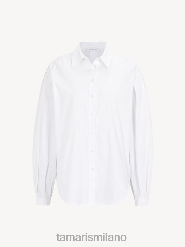 camicetta - bianco/bianco brillante Tamaris 8R4D62456 donne vestiario