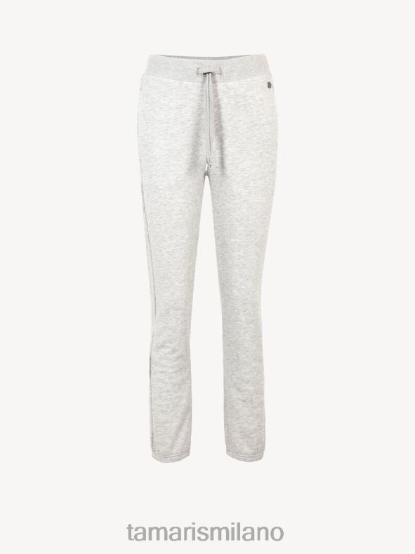 pantaloni jogging - grigio/grigio chiaro melange Tamaris 8R4D62505 donne vestiario